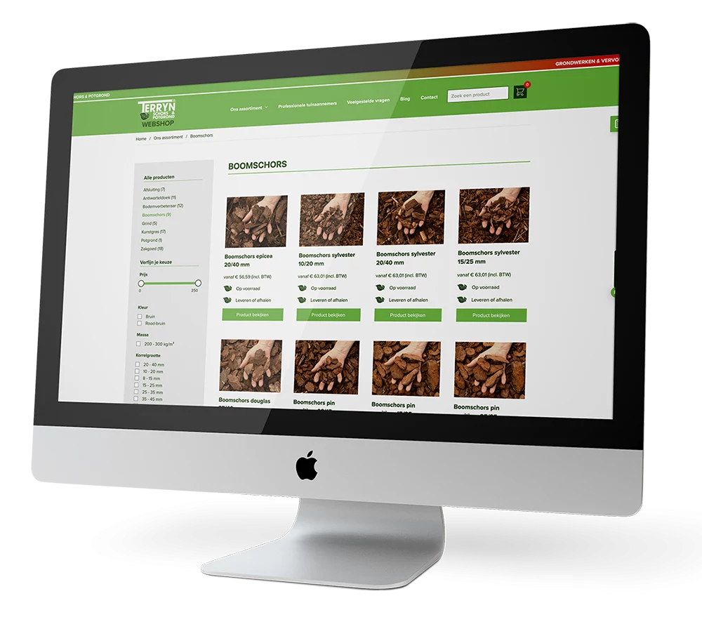 Webshop met ERP-koppeling