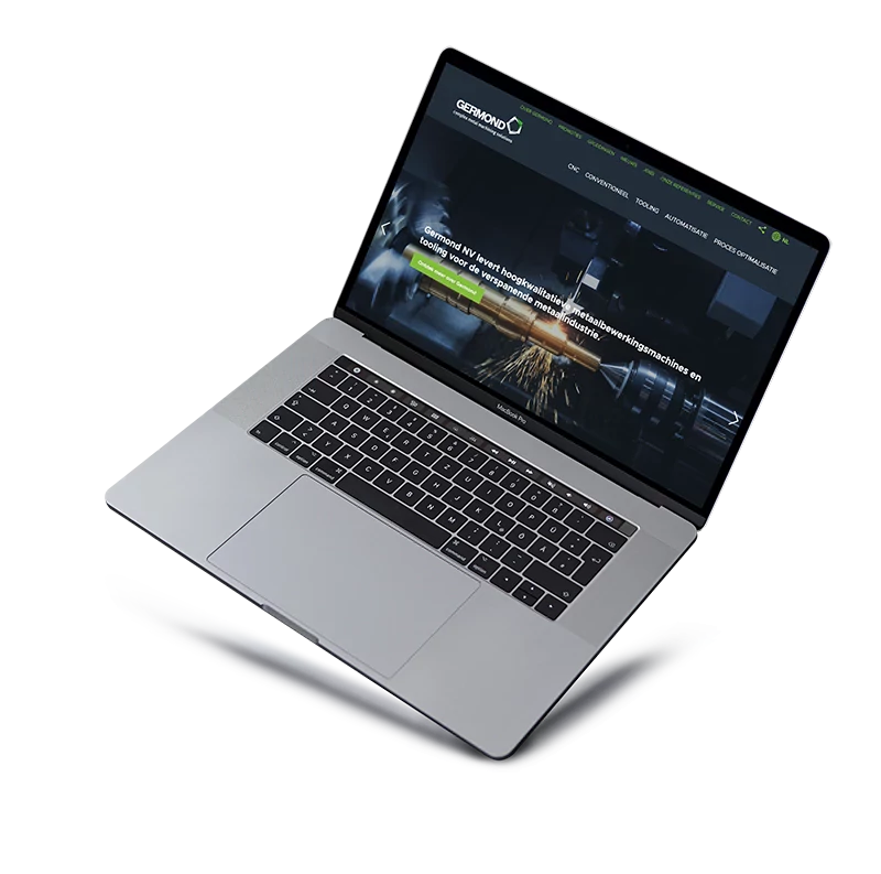 Draaien, freezen en slijpen aan een nieuwe website