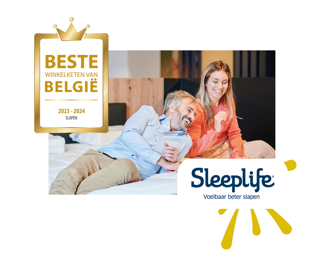 Sleeplife® verkozen tot 'Beste Winkelketen van België 2023 - 2024'